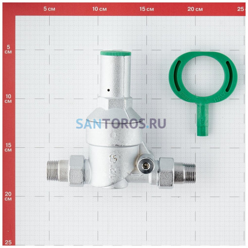 Редуктор давления хром FAR 1/2" наружный-наружный, без манометра FA 2810 12 (ФАР)